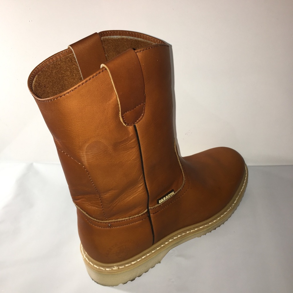 Men's Work Boot Pull On Genuine Leather Strong Sole WATER PROOF Hand Made 305 - Picture 8 of 10